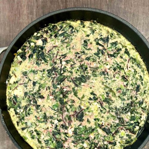 Spanakopita Crustless Quiche