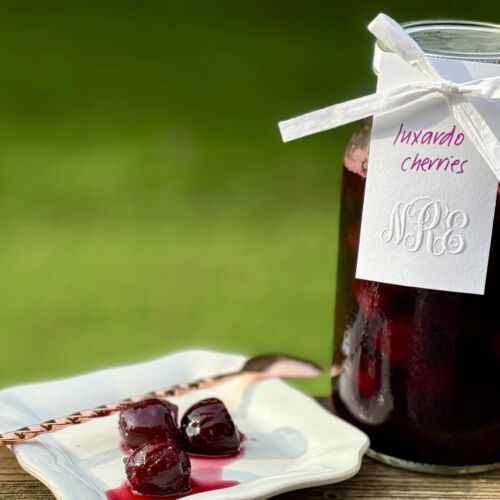Homemade Luxardo Cherries