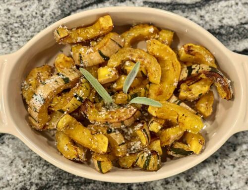 Roasted Delicata Squash with Sage