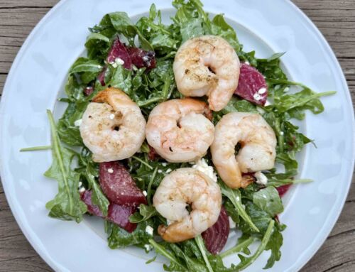 Shrimp and Beet Salad with Limoncello Dressing