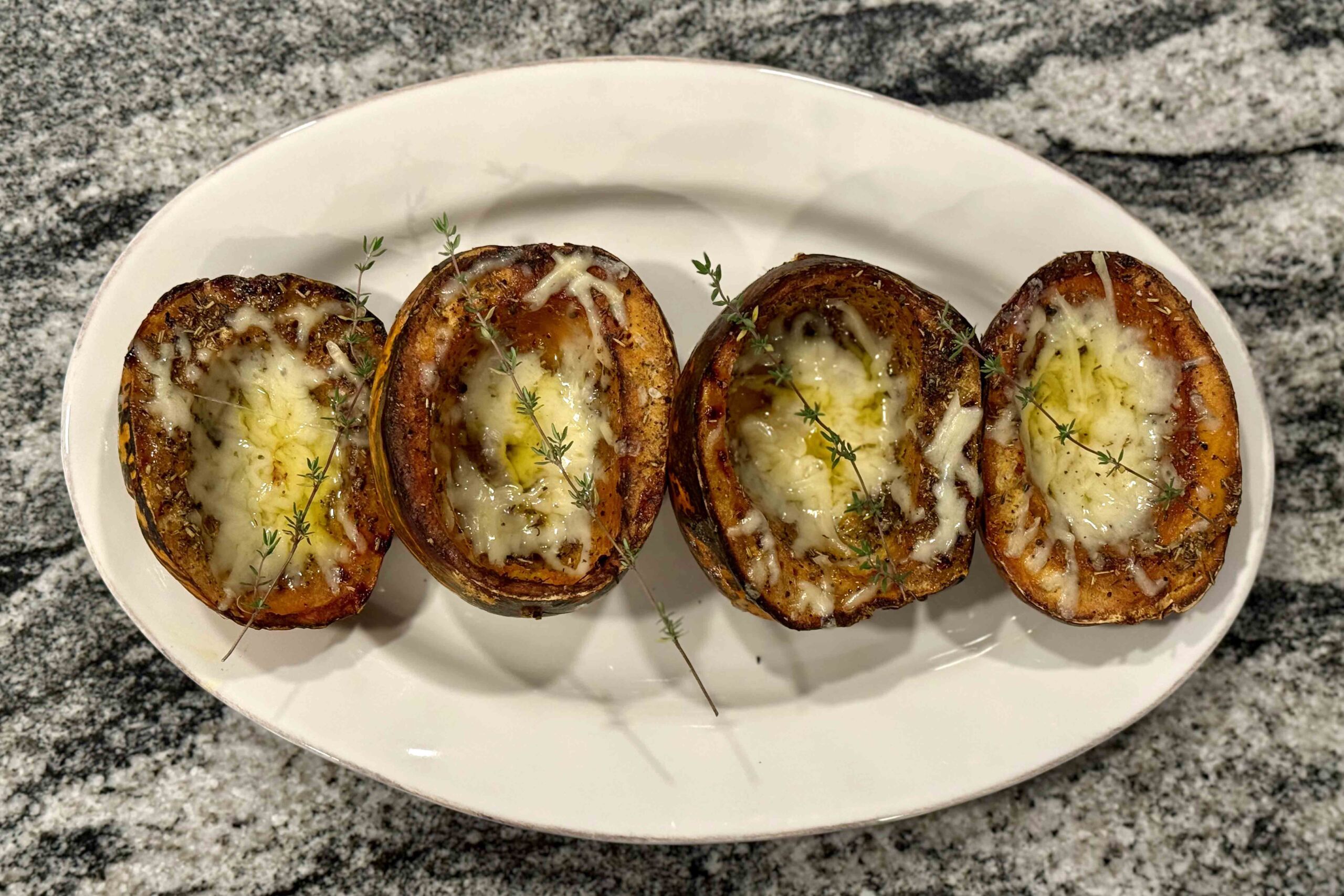 Provençal Roasted Acorn Squash