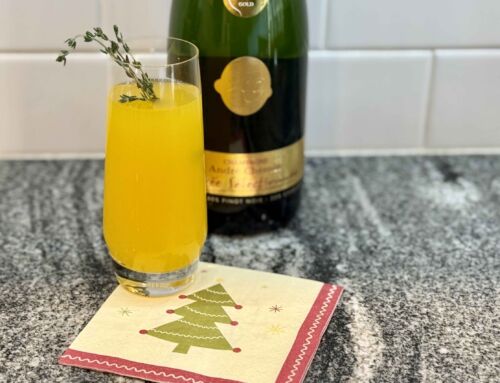 Tangerine-Thyme Sparkler