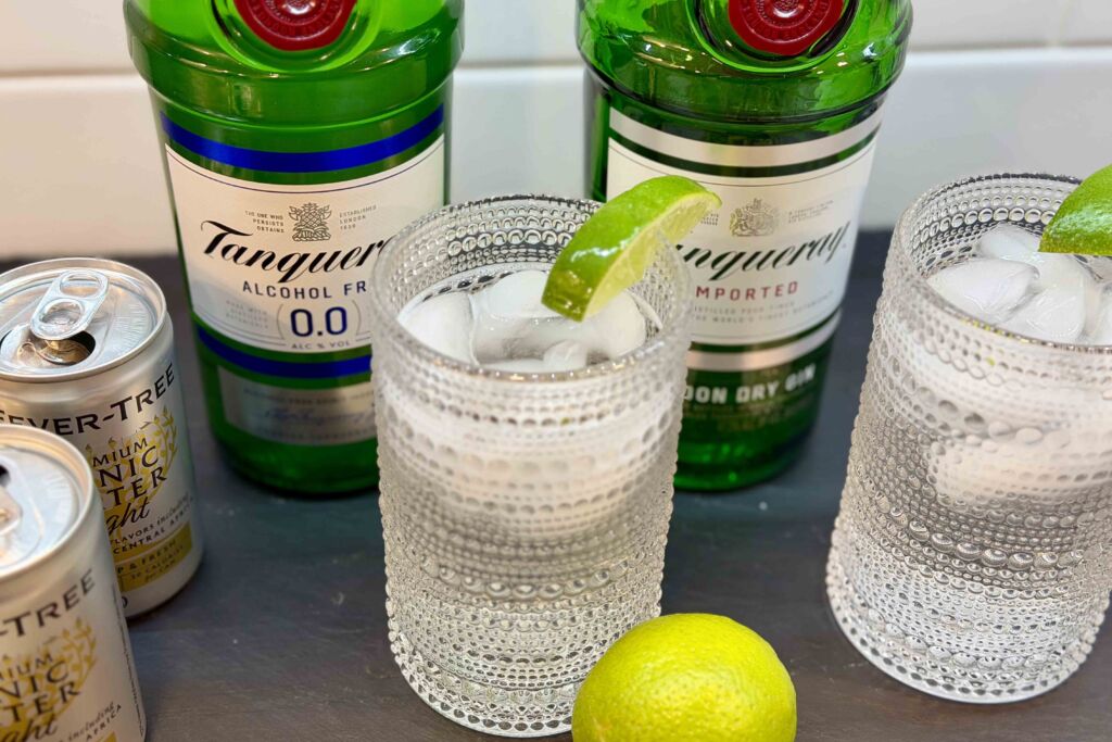 Tanqueray 0.0 and Tonic