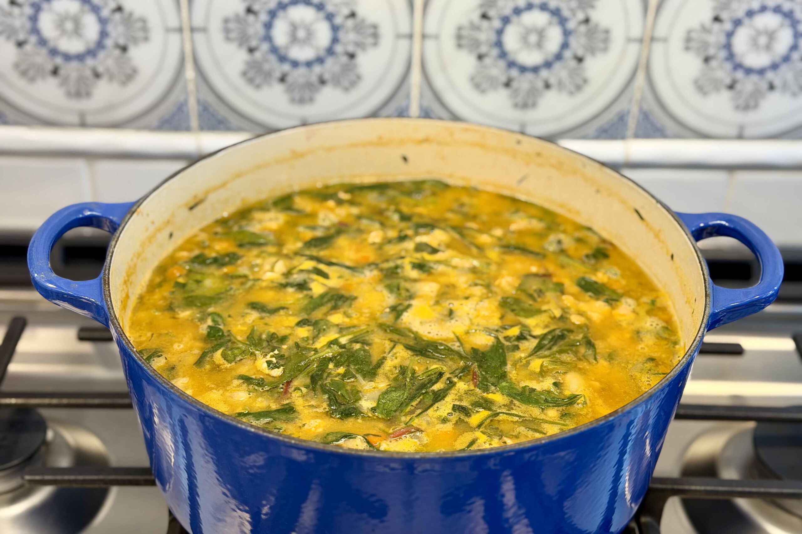 Turkey, White Beans and Greens Soup