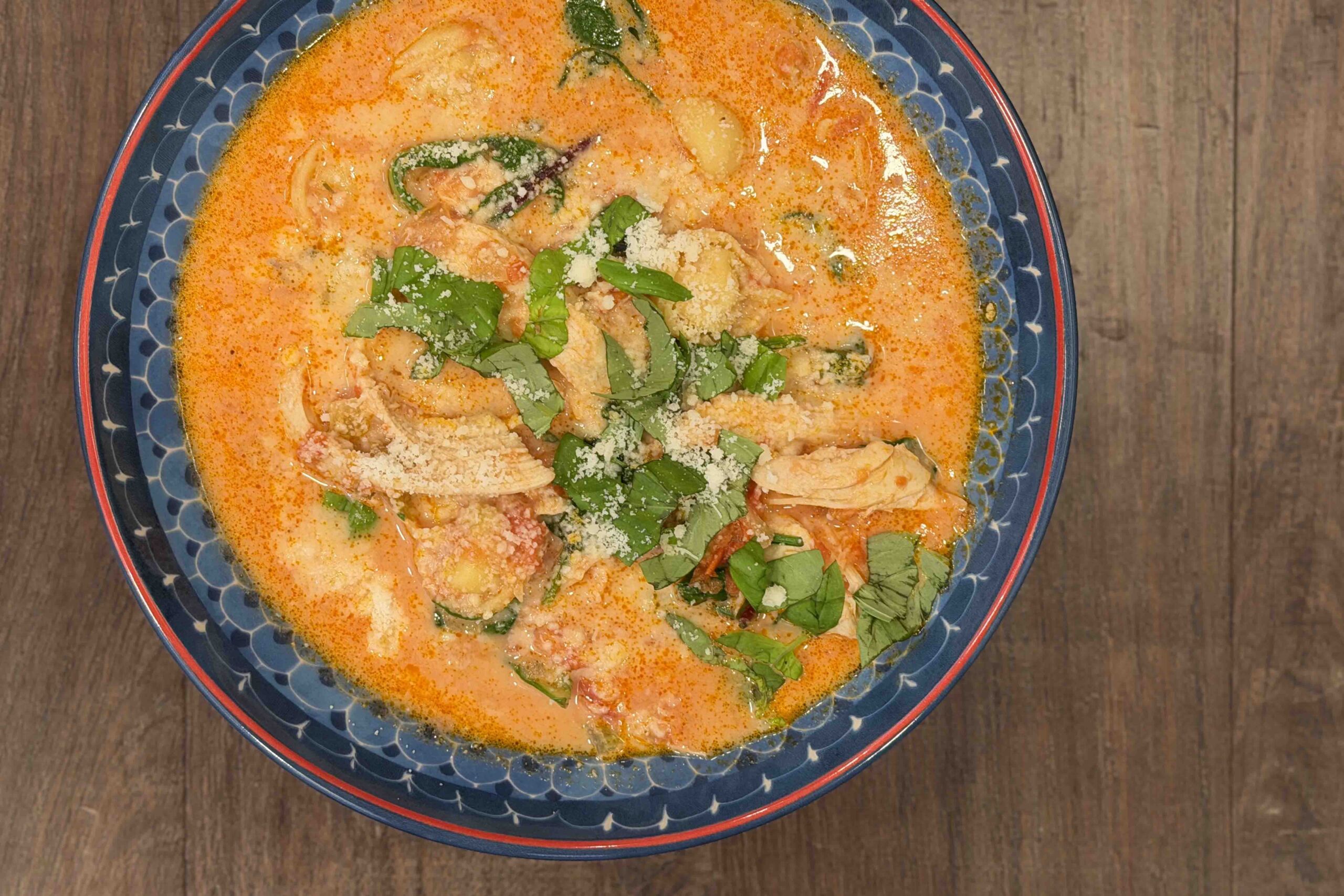 Creamy Tuscan Tortellini Soup