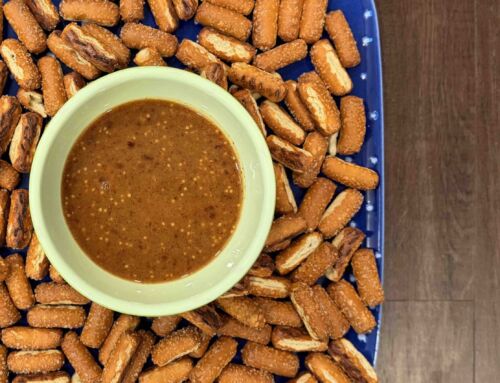 Raspberry Honey Mustard Pretzel Dip
