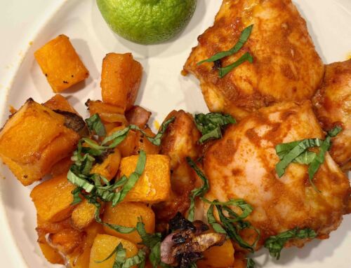 Sheet-Pan Red Curry Chicken and Butternut Squash