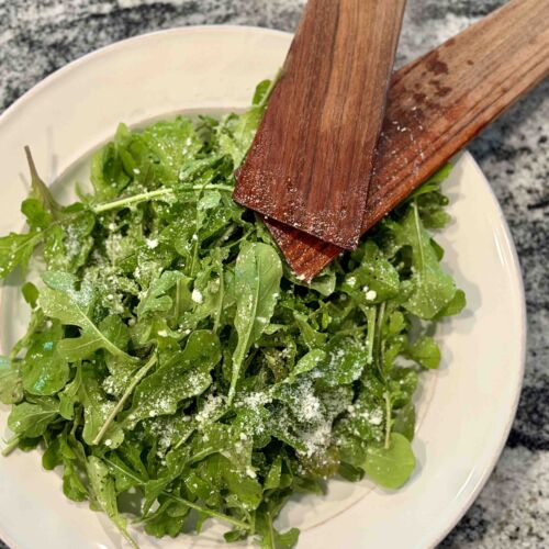Arugula Salad with Lemon Vinaigrette