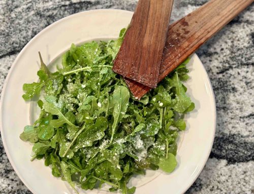 Arugula Salad with Lemon Vinaigrette