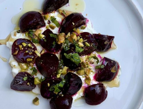 Roasted Beets and Stracciatella