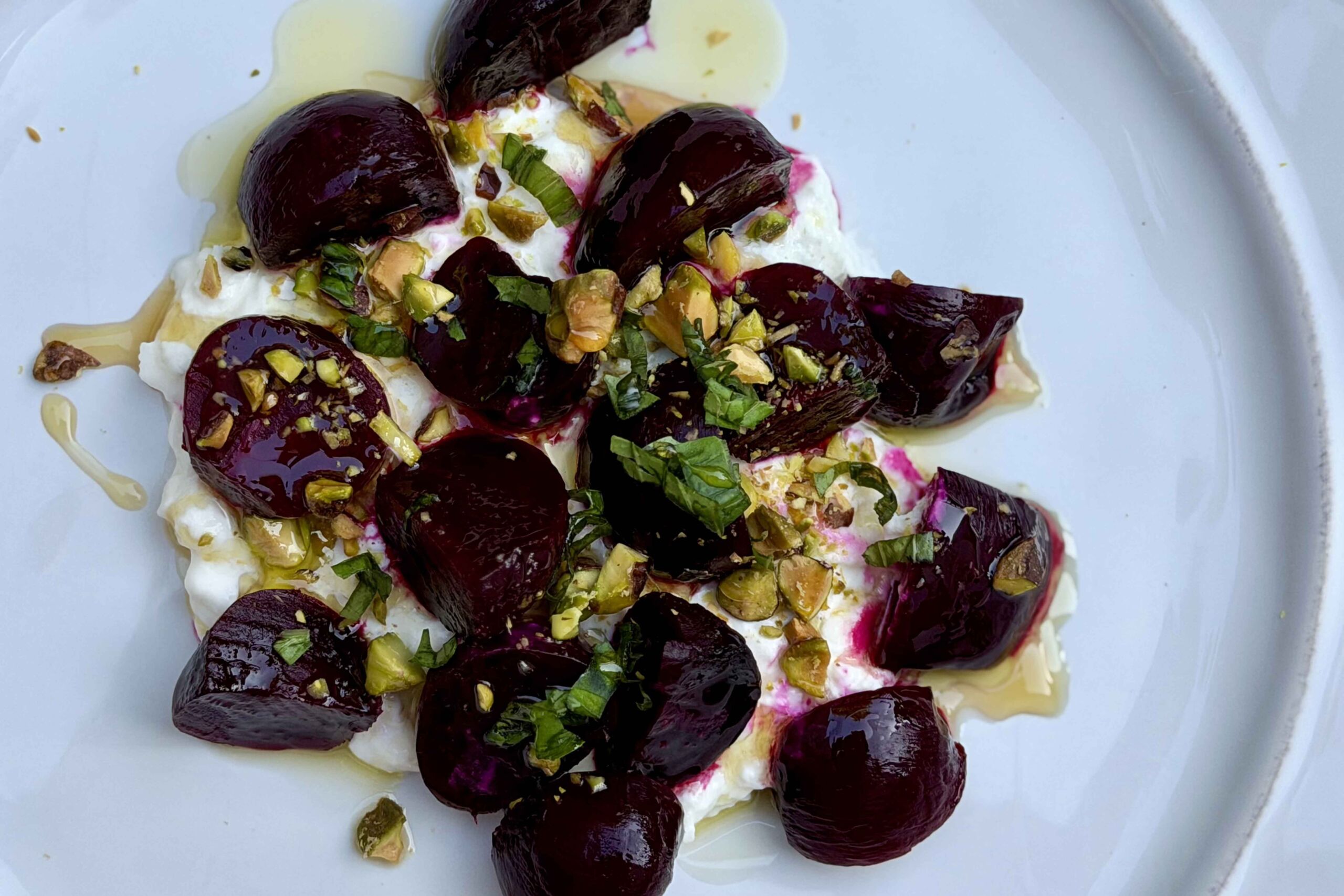 Roasted Beets and Stracciatella