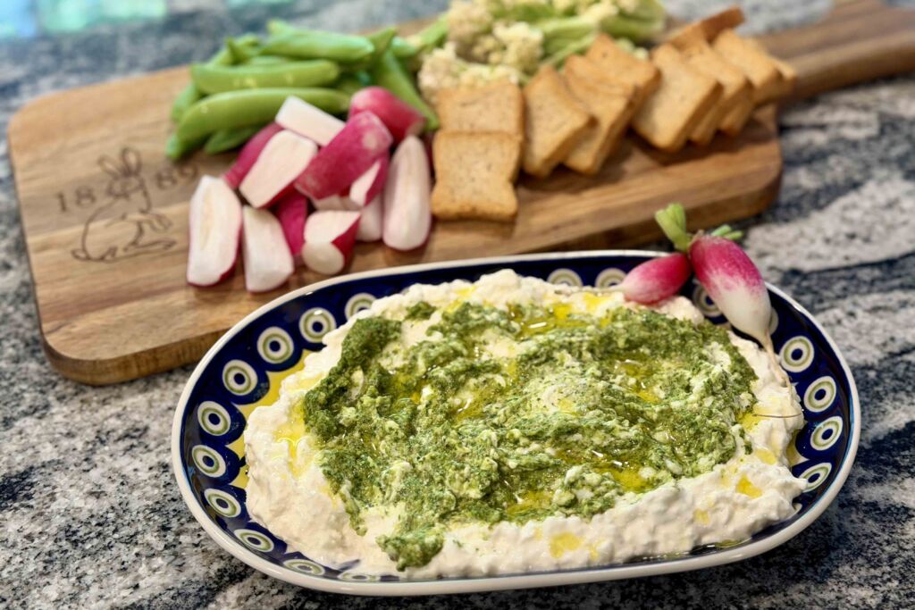 Stracciatella with Pesto Stracciatella with Pesto