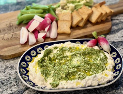 Stracciatella with Pesto