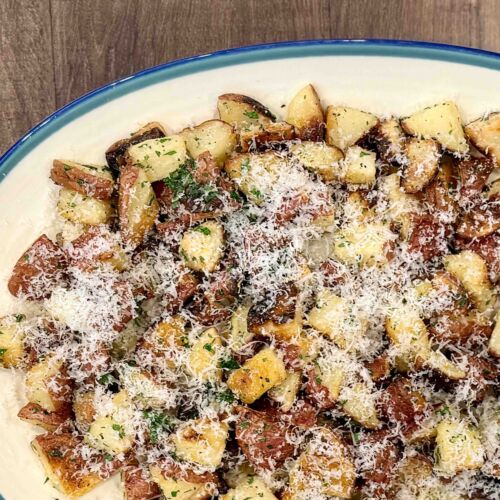 Lemon, Garlic and Herb Roasted Potatoes