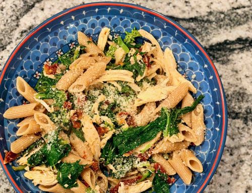 Pasta with Chicken, Broccoli Rabe and Sun-Dried Tomatoes
